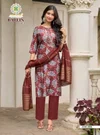 Barlin Vol 2 By Passion Tree Barlin Printed Kurti With Bottom Dupatta